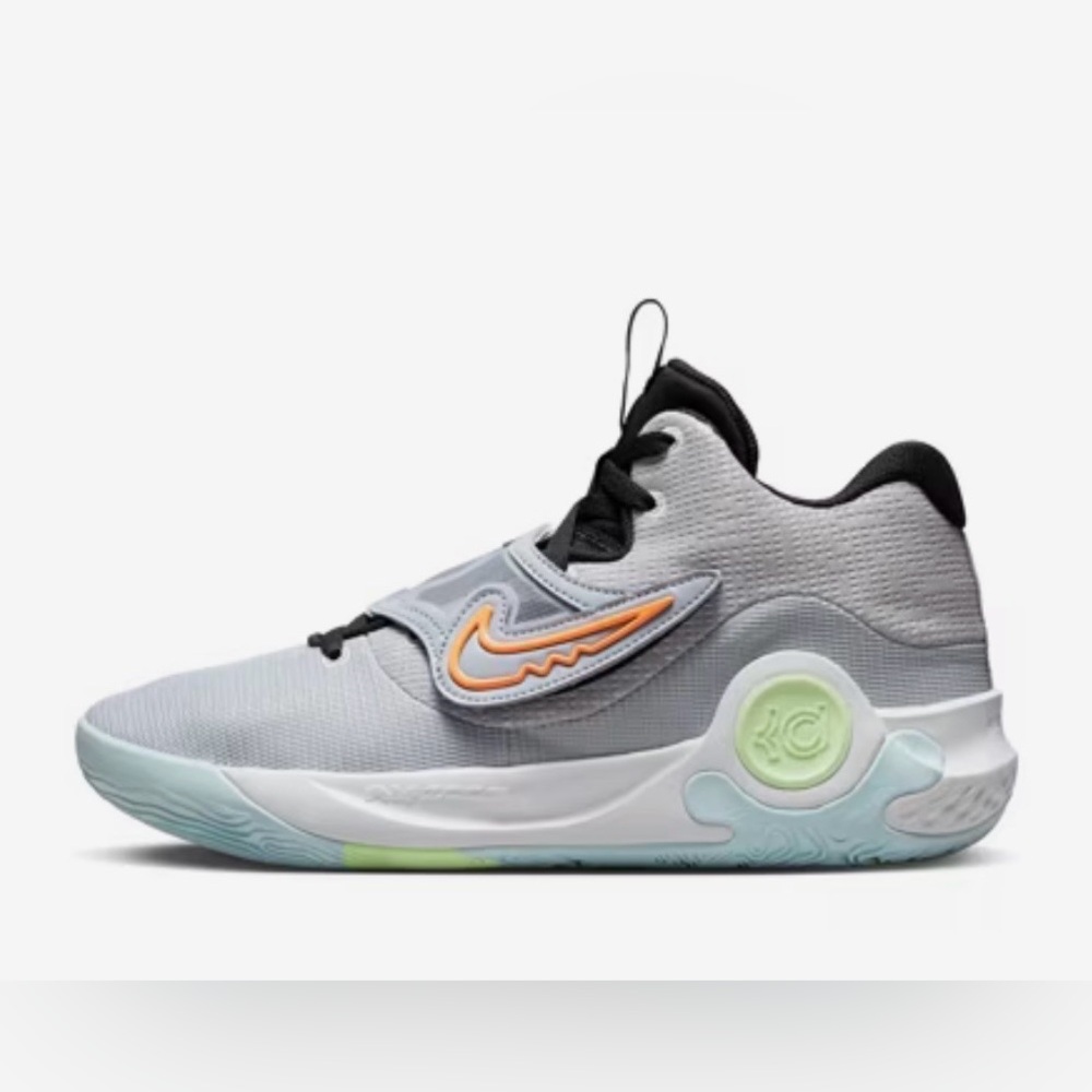 Nike KD Trey 5X Wolf Grey Volt Crimson Athletic Basketball Sneakers Men’s Size 9